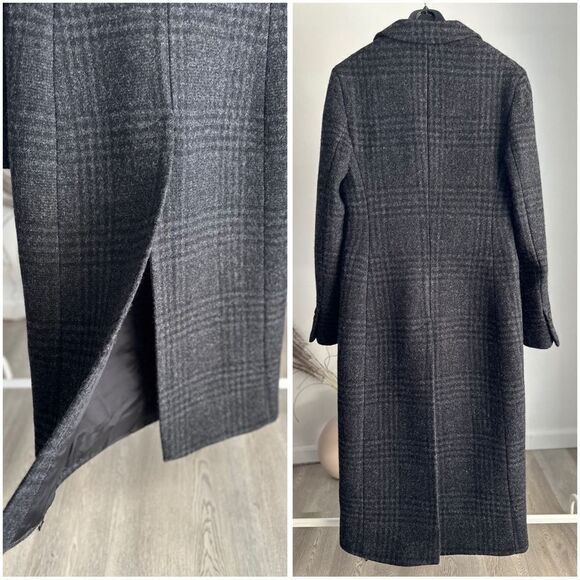 ZARA PLAID MANTECO WOOL COAT ZW COLLECTION - Picture 2 of 13